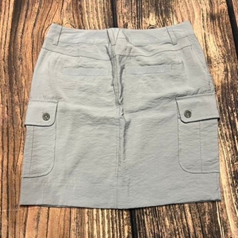 NWT Simply Vera Wang Women's Gray Cargo Mini Skirt Size 2‎ Casual Pockets